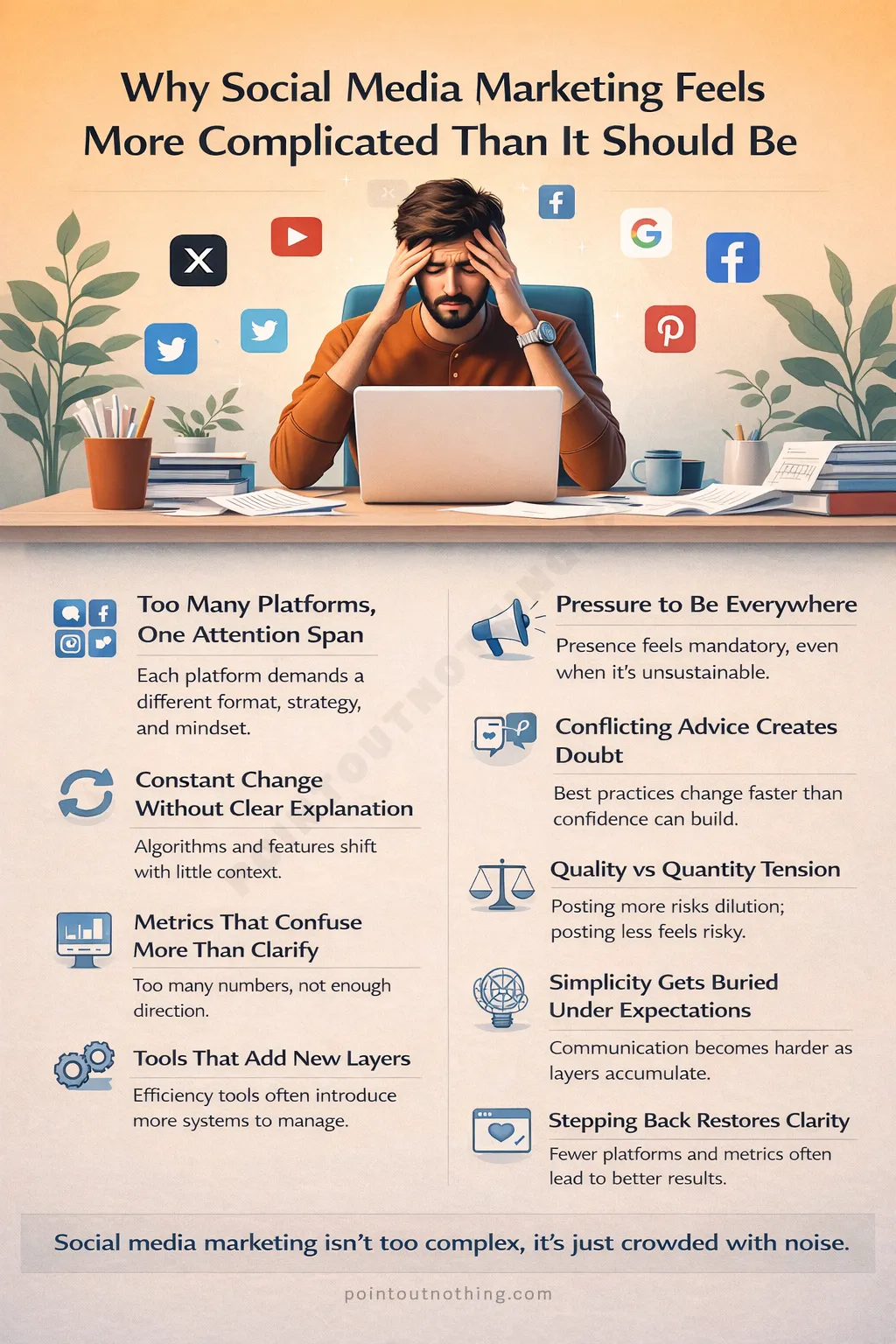 Why Social Media Marketing Feels More Complicated Than It Is: Too Many Platforms, Metrics, and Expectations