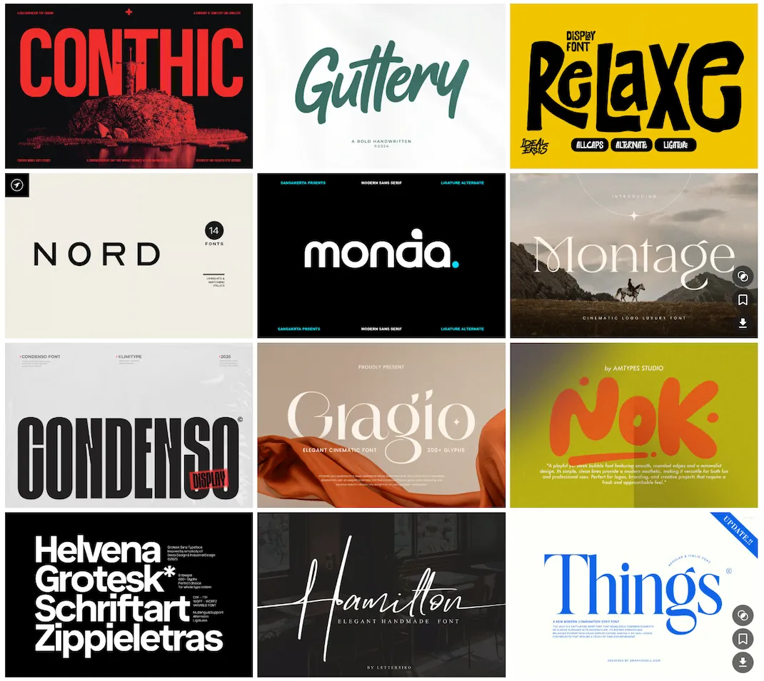 Explore Envato Elements fonts for creators, designers, and small businesses
